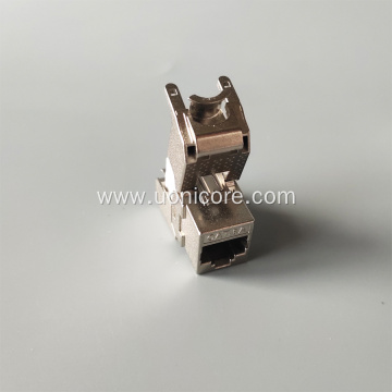 Keystone jack RJ45 cat6a unshielded commscope coupler